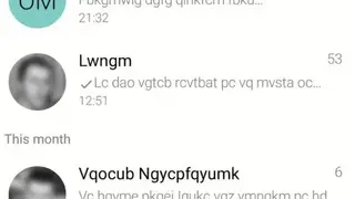 YAATA SMS screenshot