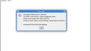 YAEN – Yet Another Encrypted Notepad screenshot