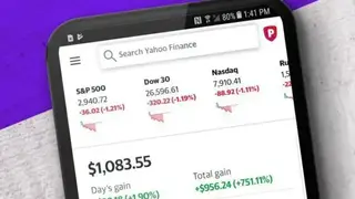 Yahoo Finance screenshot