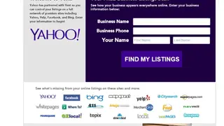 Yahoo Local screenshot
