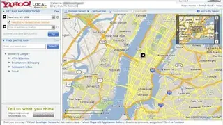 Yahoo Maps screenshot