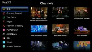 Yahoo TV screenshot