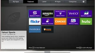 Yahoo TV screenshot