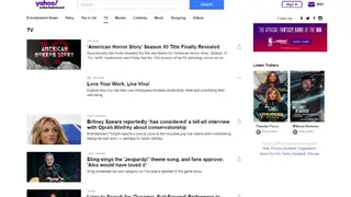 Yahoo TV screenshot