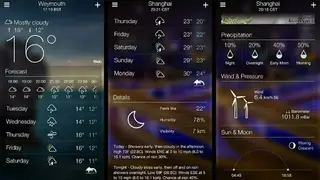 Yahoo Weather Mobile App screenshot