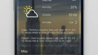 Yahoo Weather Mobile App screenshot
