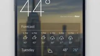 Yahoo Weather Mobile App screenshot