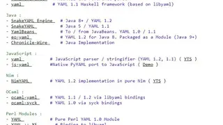 YAML screenshot