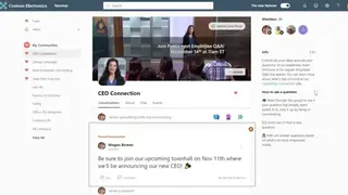 Yammer screenshot