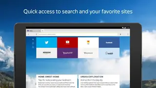 Yandex Browser for Android screenshot