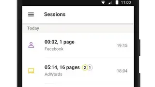 Yandex Metrica screenshot