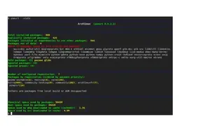 Yaourt screenshot