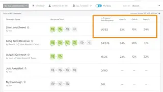 Yesware screenshot