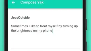 Yik Yak screenshot