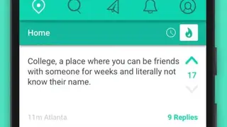 Yik Yak screenshot