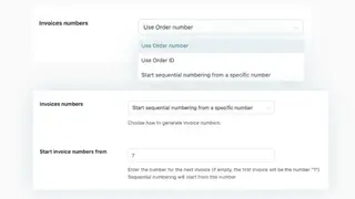 YITH Invoice screenshot