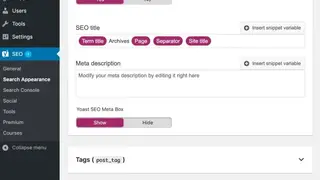 Yoast SEO screenshot