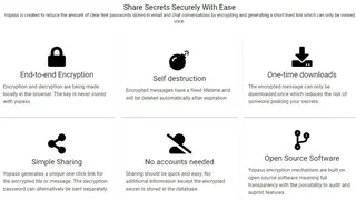 Yopass screenshot