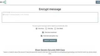 Yopass screenshot