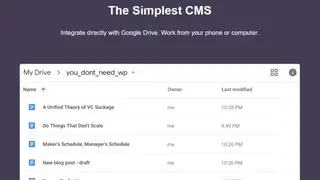 You Don’t Need WordPress screenshot