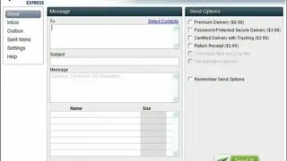 YouSendIt screenshot