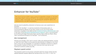 YouTube Enhancer Plus screenshot