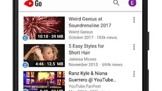 YouTube Go screenshot
