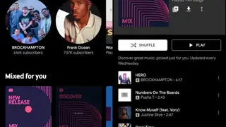 YouTube Music screenshot
