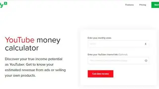 YouTube Revenue Calculator screenshot