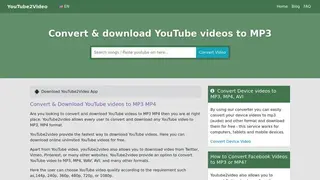 YouTube2Video screenshot