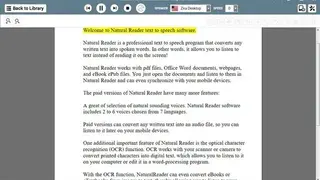 Zabaware Text-to-Speech Reader screenshot