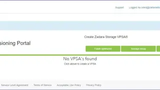 Zadara Storage screenshot