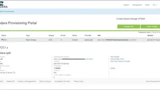 Zadara Storage screenshot