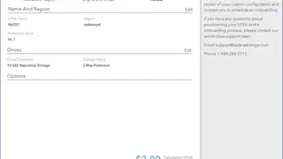 Zadara Storage screenshot