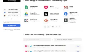Zapier URL Shortener screenshot
