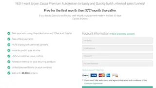 Zaxaa screenshot