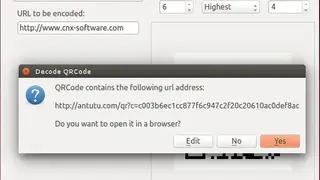 ZBar screenshot