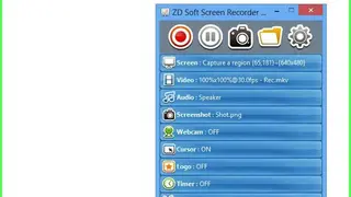 ZD Soft Screen Recorder screenshot