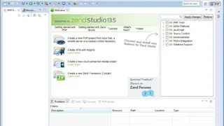 Zend Studio screenshot