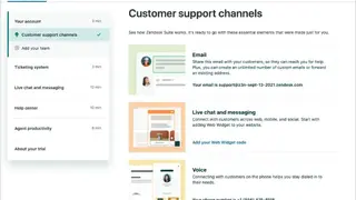 Zendesk Suite screenshot