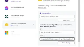 Zendesk Sunshine Conversations screenshot