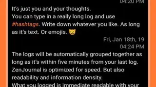 ZenJournal screenshot