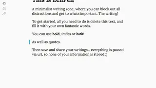 ZenPen screenshot