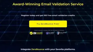 ZeroBounce screenshot