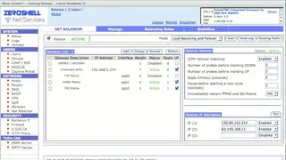 ZeroShell screenshot