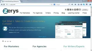 Zerys screenshot