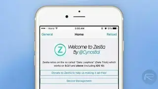 Zestia screenshot