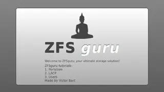 ZFSguru screenshot