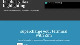 Zim Framework screenshot