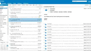 Zimbra screenshot